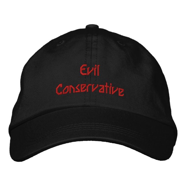 Casquette Brodée Conservateur diabolique (Devant)