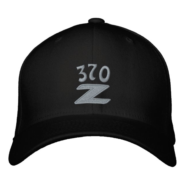 Casquette brodée Cool 370Z avec texte Nissan au do (Devant)