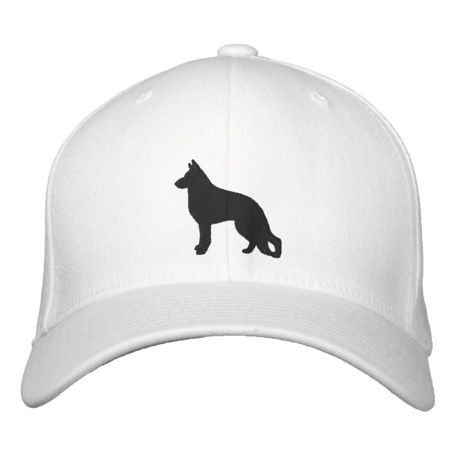 Casquette Brodée Cool allemand Shepherd Dog Silhouette GSD Lover (Devant)