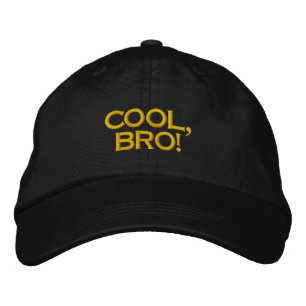 CASQUETTE BRODÉE COOL, BRO ! - PIÈCE DE GAZON DE RUE