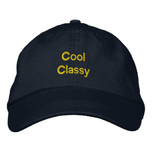 Casquette Brodée Cool Classy Imprimé Confiance et Charm-Casquette M