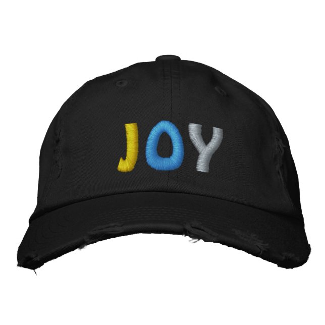 Casquette Brodée Cool JOY Word Imprimer (Devant)