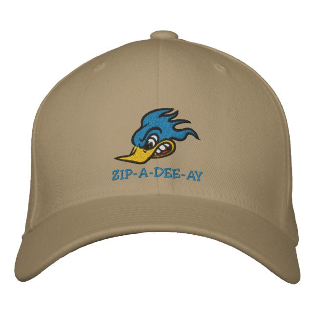 Casquette Brodée Cool Retro Cartoon Bird (Devant)