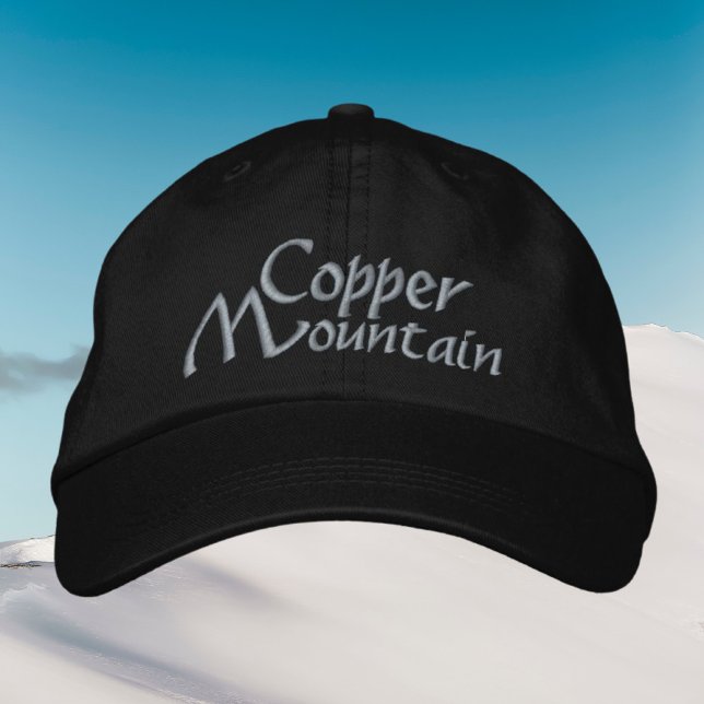Casquette brodée Copper Mountain Colorado (Créateur téléchargé)