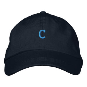 Casquette Brodée Coton C - Lettre initiale Monogramme Beau-Chapeau
