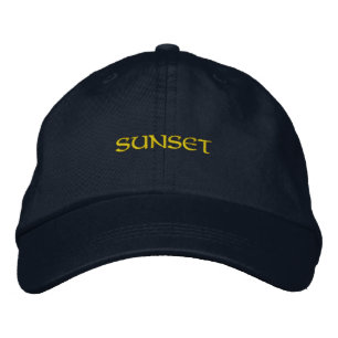 Casquette Brodée Coucher de soleil Texte Relaxation Concentrée Exté