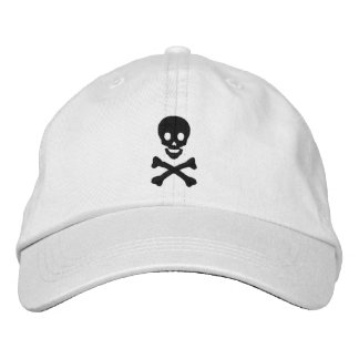 Casquette Brodée Crâne et os croisés