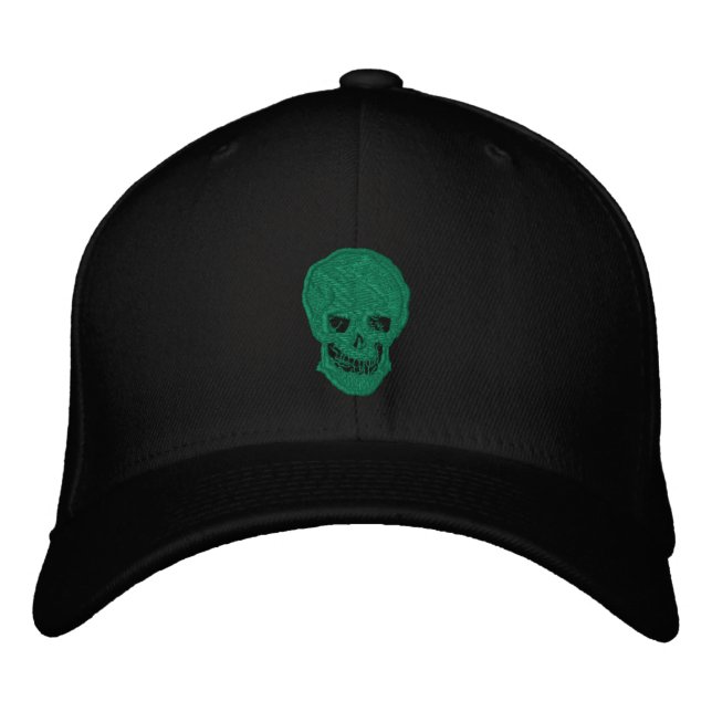 Casquette Brodée Crâne irlandais (Devant)