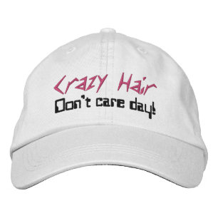Casquette Brodée Crazy Hair s'en fiche Day Corel