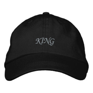 Casquette Brodée Créer son propre chapeau texte - Roi élégant impri