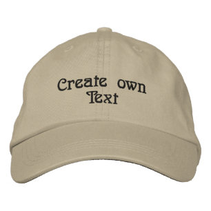 Casquette Brodée Créer son propre texte Imprimé Cool-Cap Kaki Homme