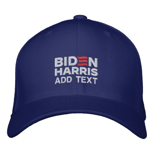 Casquette Brodée Créez votre propre Biden Harris 2024 (Devant)