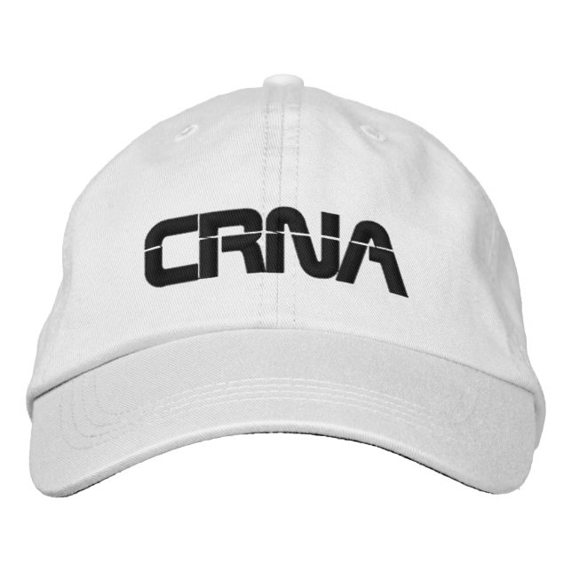 Casquette Brodée CRNA Anesthesia (Devant)