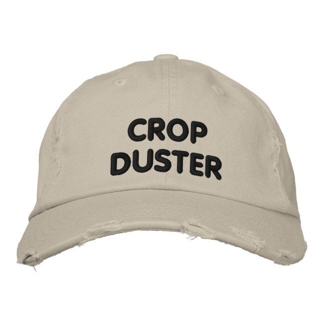 Casquette Brodée Crop Duster - drôle de course (Devant)