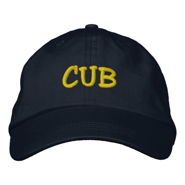 CASQUETTE BRODÉE CUB (Devant)