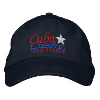 Cuba Libre Motto Broderie
