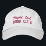 Casquette Brodée Custom Book Club Name<br><div class="desc">Show off your love of reading (and your favorite reading crew) with this custom embroidered book club hat! Personalized with your book club name or any custom text, this hat is the perfect blend of cozy, casual, and bookish style. Use Zazzle’s easy design tools to choose your preferred fonts and...</div>
