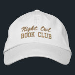 Casquette Brodée Custom Book Club Name<br><div class="desc">Show off your love of reading (and your favorite reading crew) with this custom embroidered book club hat! Personalized with your book club name or any custom text, this hat is the perfect blend of cozy, casual, and bookish style. Use Zazzle’s easy design tools to choose your preferred fonts and...</div>