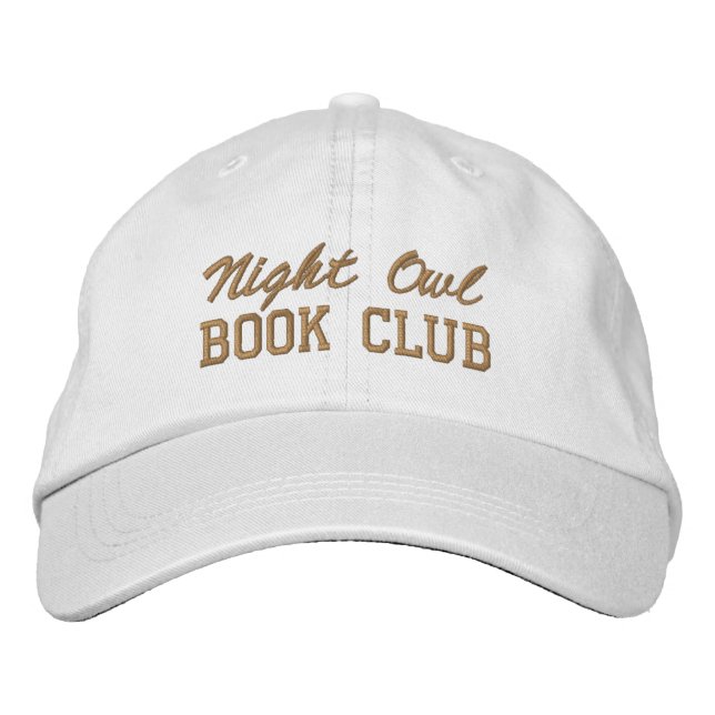 Casquette Brodée Custom Book Club Name (Devant)