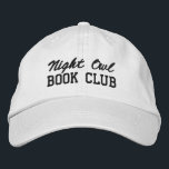 Casquette Brodée Custom Book Club Name<br><div class="desc">Show off your love of reading (and your favorite reading crew) with this custom embroidered book club hat! Personalized with your book club name or any custom text, this hat is the perfect blend of cozy, casual, and bookish style. Use Zazzle’s easy design tools to choose your preferred fonts and...</div>