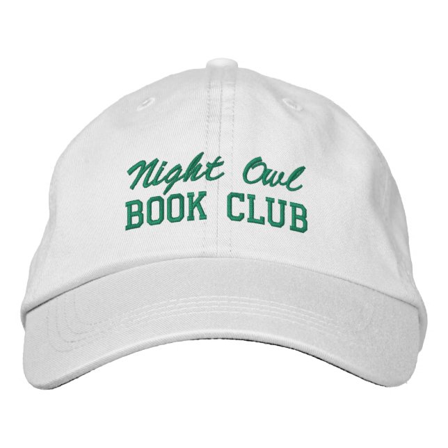Casquette Brodée Custom Book Club Name (Devant)