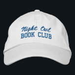 Casquette Brodée Custom Book Club Name<br><div class="desc">Show off your love of reading (and your favorite reading crew) with this custom embroidered book club hat! Personalized with your book club name or any custom text, this hat is the perfect blend of cozy, casual, and bookish style. Use Zazzle’s easy design tools to choose your preferred fonts and...</div>