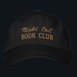 Casquette Brodée Custom Book Club Name<br><div class="desc">Show off your love of reading (and your favorite reading crew) with this custom embroidered book club hat! Personalized with your book club name or any custom text, this hat is the perfect blend of cozy, casual, and bookish style. Use Zazzle’s easy design tools to choose your preferred fonts and...</div>