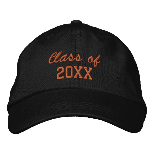 Casquette Brodée Custom Graduation Year Grad Gift or Class Reunion (Devant)