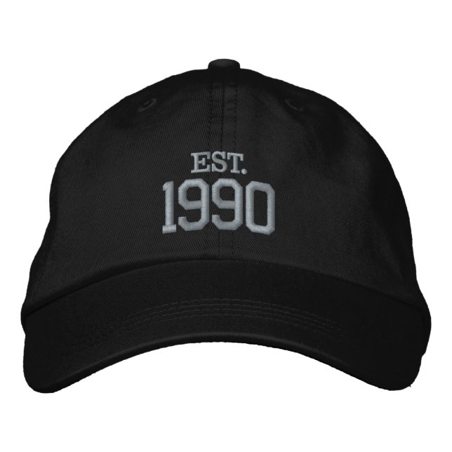 Casquette Brodée Custom Year / Date Commemorative (Devant)