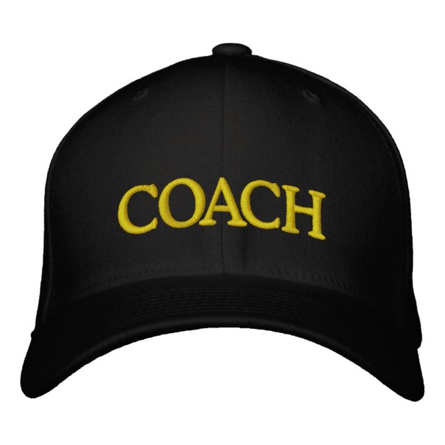 Casquette Brodée Customizable COACH (Devant)