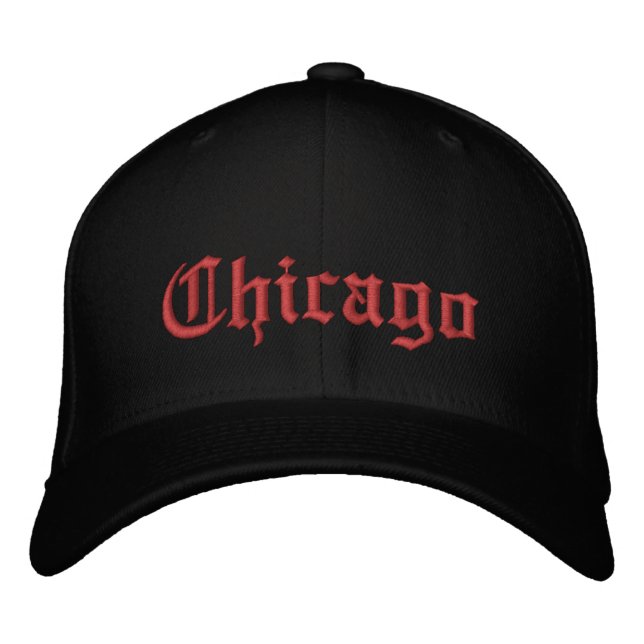 Casquette brodée de Chicago (Devant)