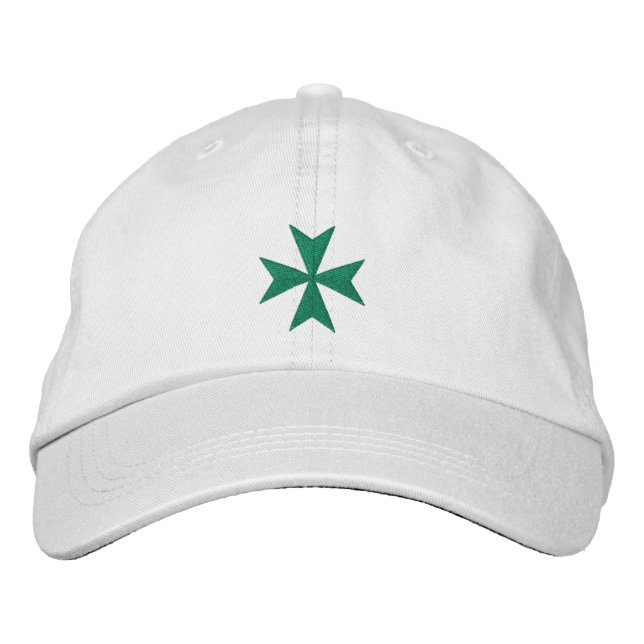Casquette brodée de la Croix de Lazare (Devant)