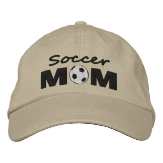 Casquette brodée de maman de ballon de football