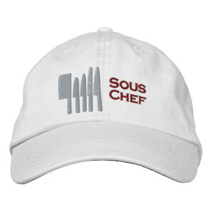 Casquette brodée de sous-chef