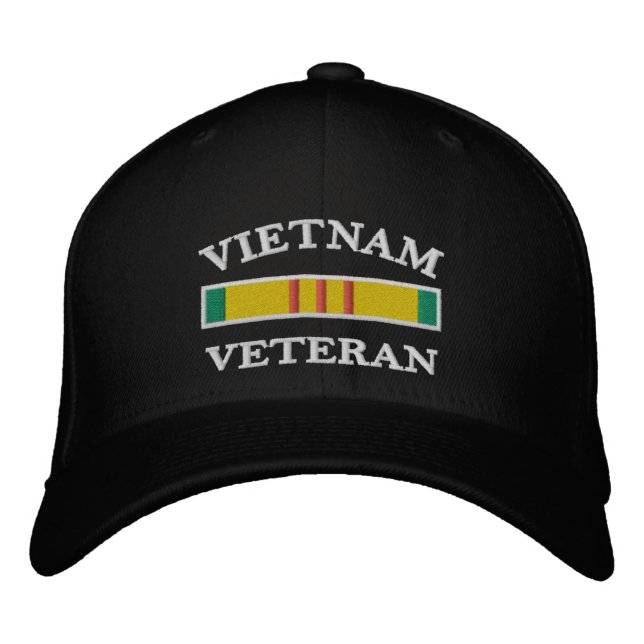Casquette brodée de vétéran du Vietnam (Devant)