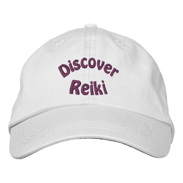 Casquette Brodée Découvrez Reiki (Devant)