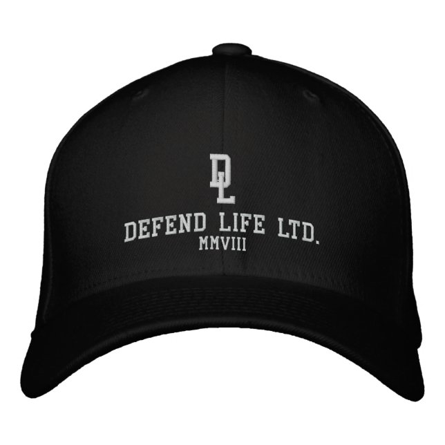 CASQUETTE BRODÉE DEFEND LIFE LTD., MMVIII (Devant)