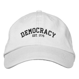 Casquette Brodée Démocratie Brodée Ét 1776