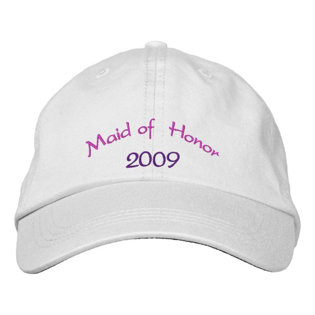 Casquette Brodée Demoiselle d'honneur (Devant)