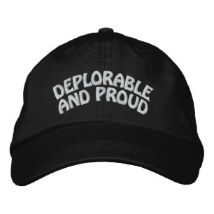 CASQUETTE BRODÉE DÉPLORABLE ET FIER