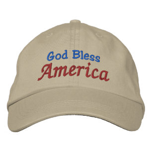 Casquette Brodée Dieu bénit l'Amérique par SRF