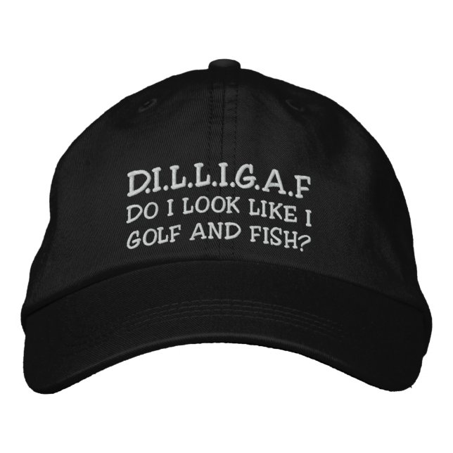 Casquette Brodée DILLIGAF Ça Ressemble À Moi Donner Un F... (Devant)