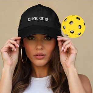 Casquette Brodée Dink Guru de Pickleball personnalisé cadeau pour l