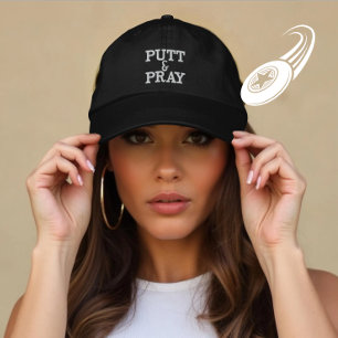 Casquette Brodée Disque personnalisé Golf Putt Pray Cadeau