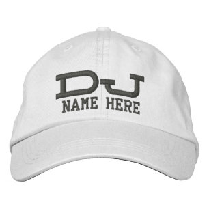 Casquette Brodée DJ personnalisé