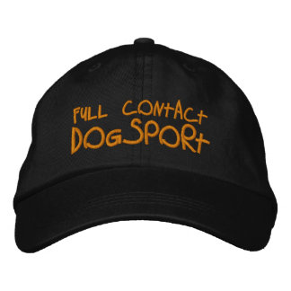 Casquette Brodée Dogsport de contact complet