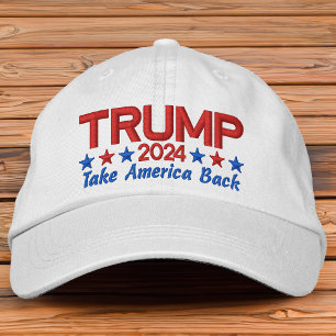 Casquette Brodée Donald Trump 2024 Reprendre l'Amérique étoile patr