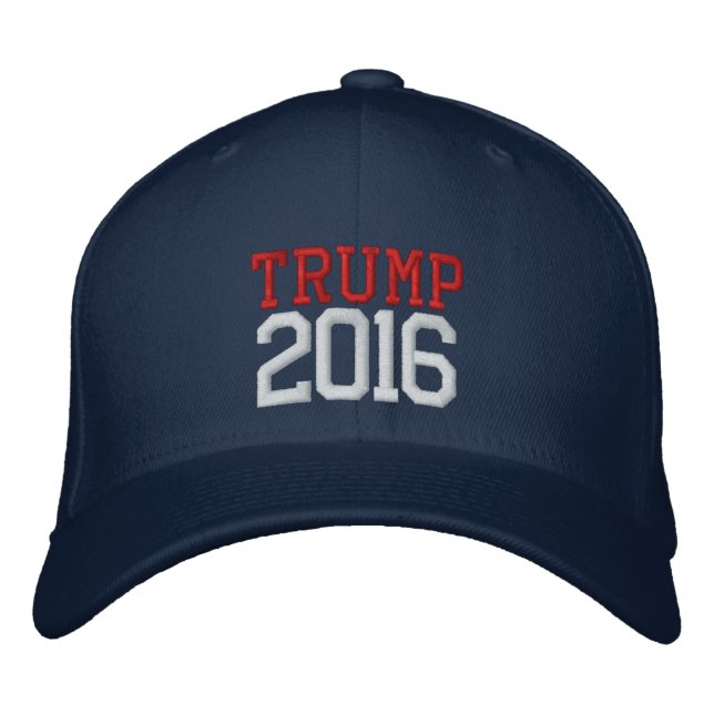 Casquette Brodée Donald Trump Président 2016 (Devant)
