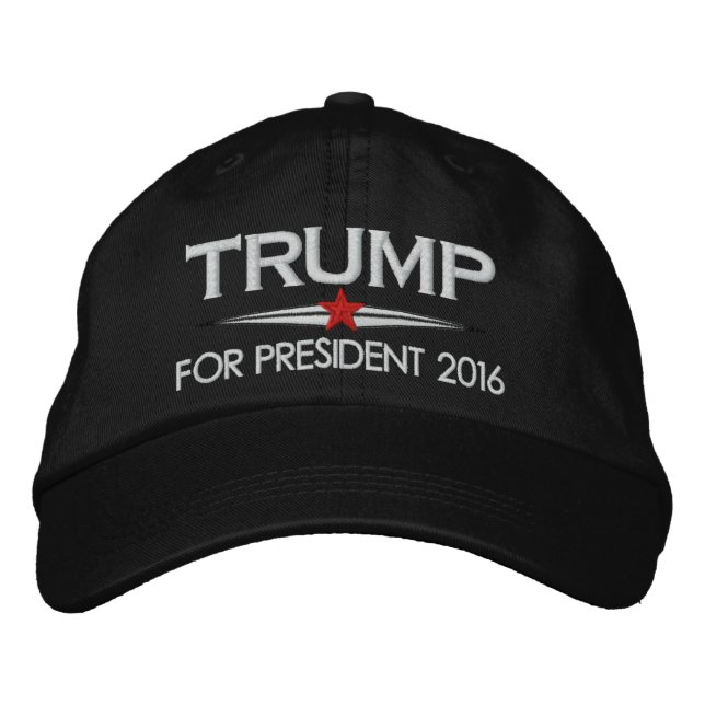 Casquette Brodée Donald Trump - Président 2016 2020 (Devant)