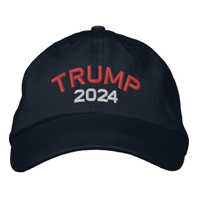 Casquette Brodée Donald Trump Président 2024 (Devant)